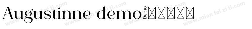 Augustinne demo字体转换